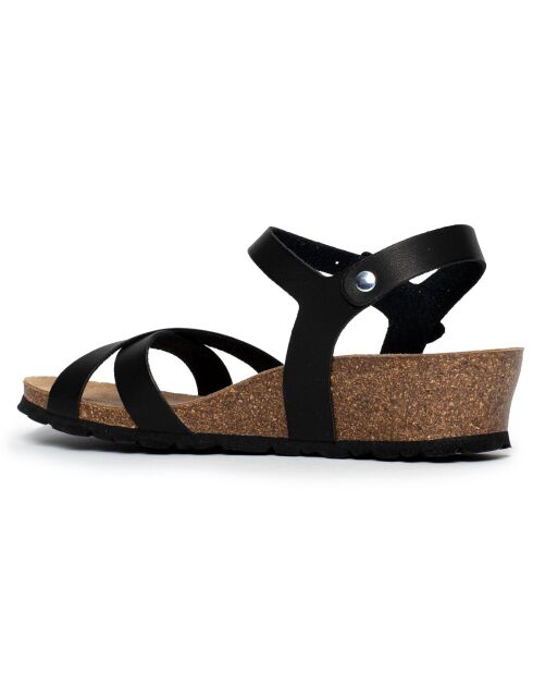 Sandales Napier noir/marron