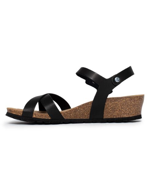 Sandales Napier noir/marron
