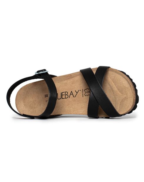 Sandales Napier noir/marron