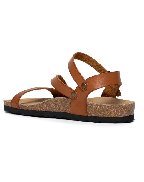 Jeanette sandalen camel/bruin/zwart