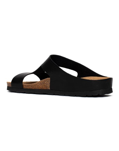 Mules Latte noir/marron