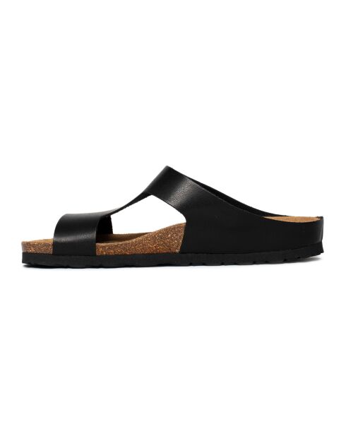 Zwart/bruine Latte-muiltjes