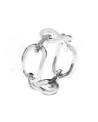 Bague Olga en Argent rhodié & Zircone