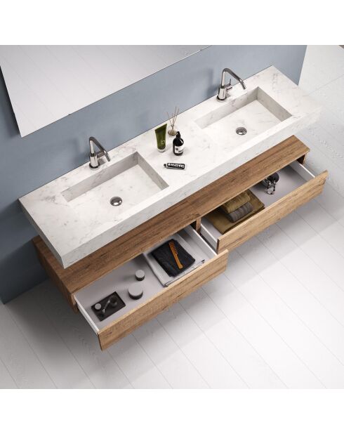 Yoka 7-teiliges mehrfarbiges Carrara-Marmorset