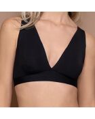 Zwarte bh met diepe uitsnijding