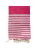 Fouta traditionnelle Mikanda fuchsia - 100x200 cm