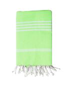 Fouta traditionnelle Kolora verte - 100x200 cm