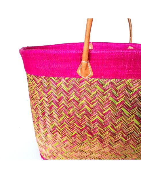 Panier Antaly fuchsia - 30x56x23 cm