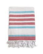 Fouta doublée éponge Latigo paradise - 140x180 cm