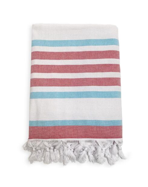 Fouta doublée éponge Latigo paradise - 140x180 cm