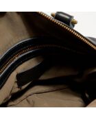 Sac à main en Cuir Mini Odélia noir - 29x22x3 cm