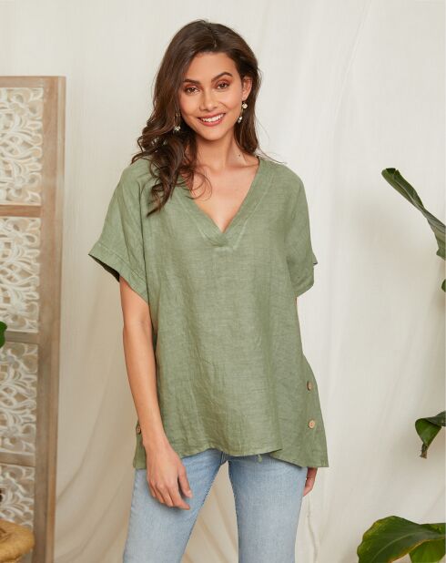 Top 100% Lin Maud kaki