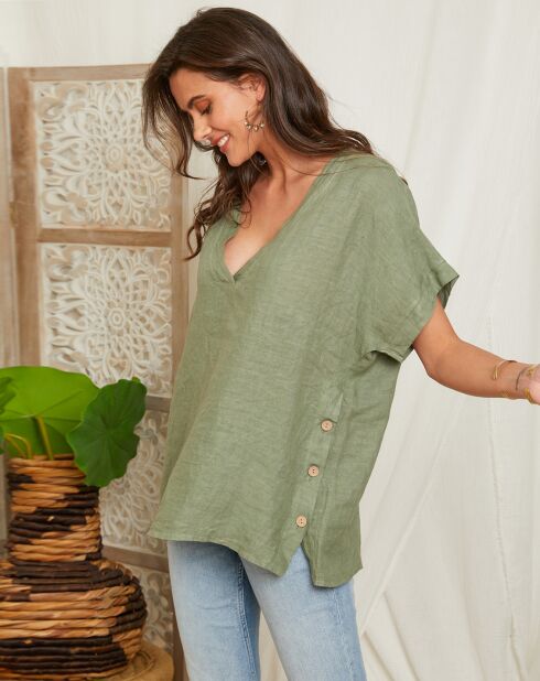 Top 100% Lin Maud kaki