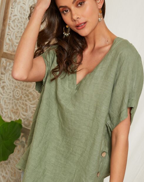 Top 100% Lin Maud kaki