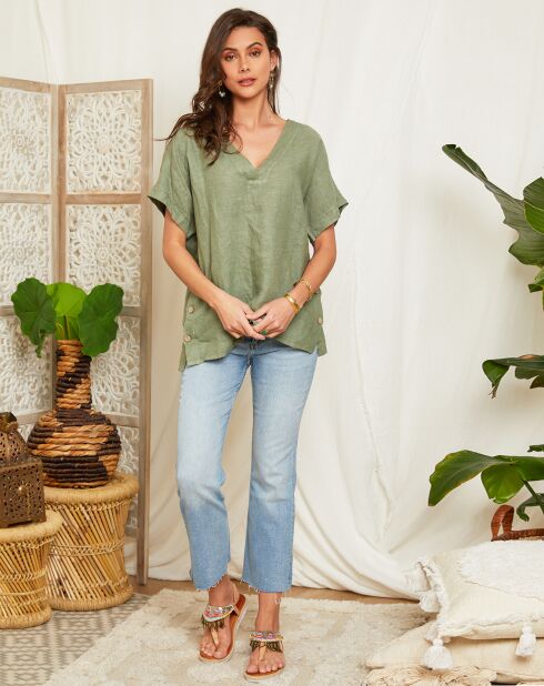 Top 100% Lin Maud kaki