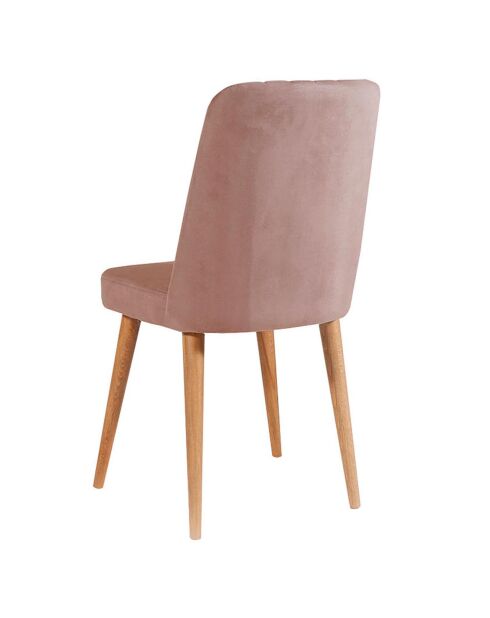 Stoel Stormi beige/grijs - 100x48x39 cm