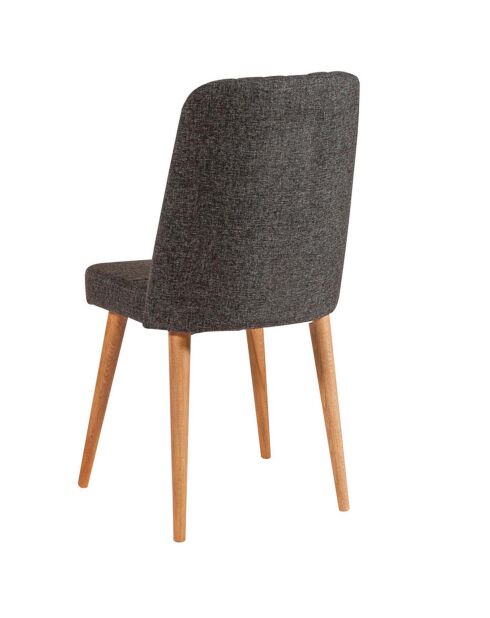Stoel Stormi beige/antraciet - 100x48x39 cm