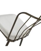 2 Chaises Yildiz blanches - 43x82x42 cm