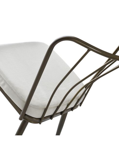 2 Chaises Yildiz blanches - 43x82x42 cm