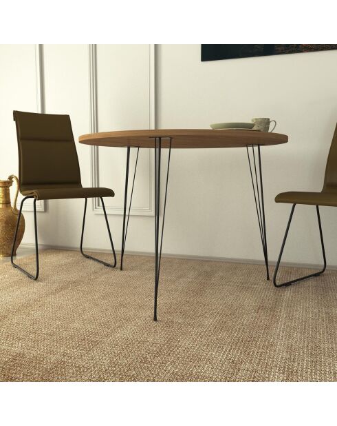 Table Sandalf beige - 90x75x90 cm