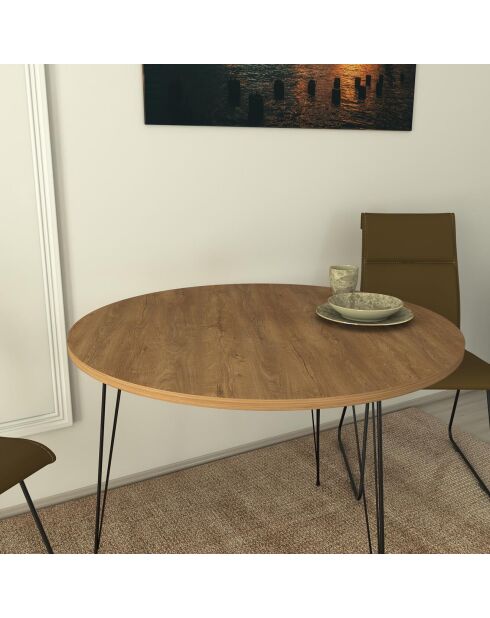 Table Sandalf beige - 90x75x90 cm
