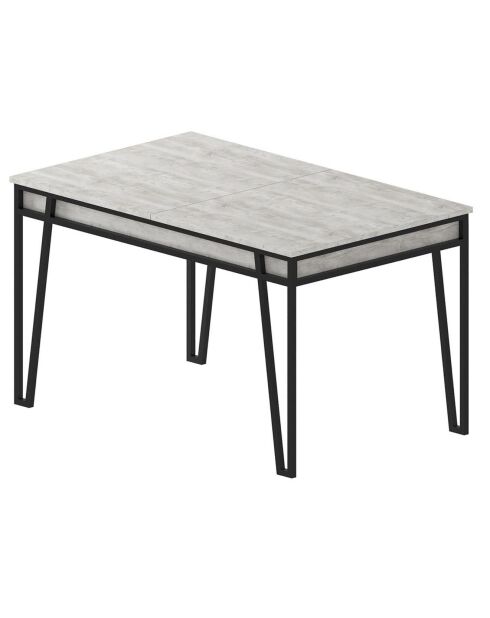 Table de salle à manger Pal blanche - 132x76x80 cm