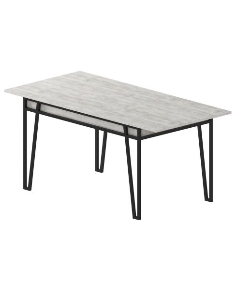 Table de salle à manger Pal blanche - 132x76x80 cm