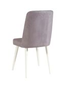 Ensemble Table + 4 Chaises Costa 0701 blanc/gris