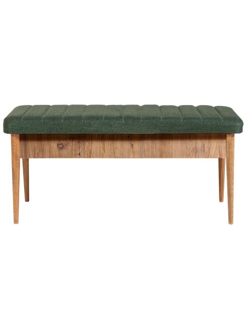 Ensemble table + 2 chaises + 2 bancs vina 1070 beige/vert