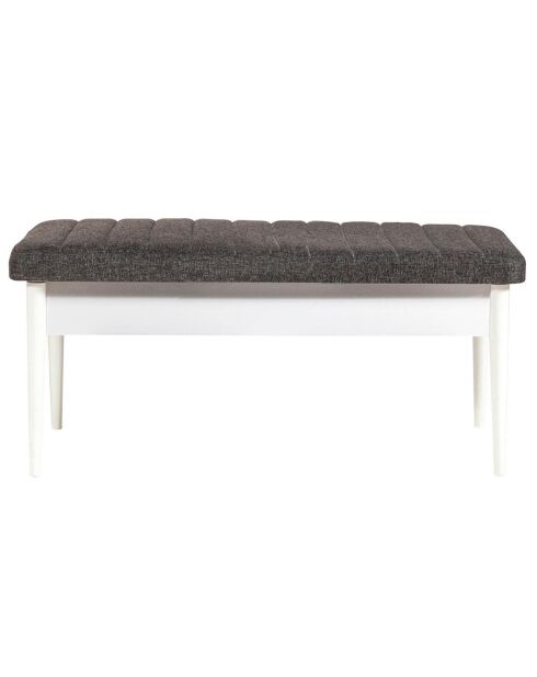 Ensemble Table + 2 Chaises + 2 Bancs Vina 1053 blanc/anthracite