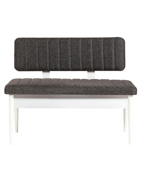 Ensemble Table + 2 Chaises + 2 Bancs Vina 1053 blanc/anthracite