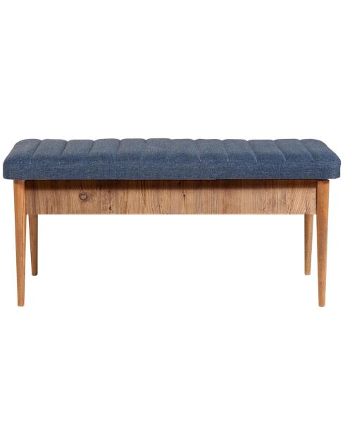 Ensemble Table + 2 Chaises + 2 Bancs Vina 1048 beige/bleu foncé