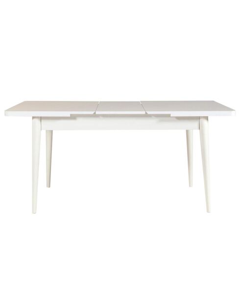 Ensemble Table + 2 Chaises + 2 Bancs Vina blanc/gris
