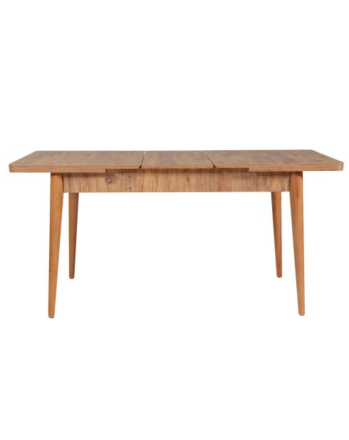 Set tafel + 2 stoelen + 2 banken Vina beige/grijs