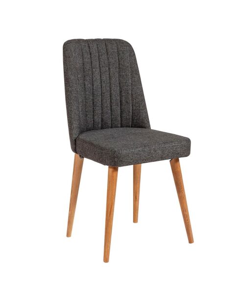 Ensemble Table + 4 Chaises Costa 1053 beige/blanc/anthracite