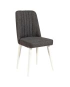 Ensemble Table + 4 Chaises Costa 1053 blanc/anthracite