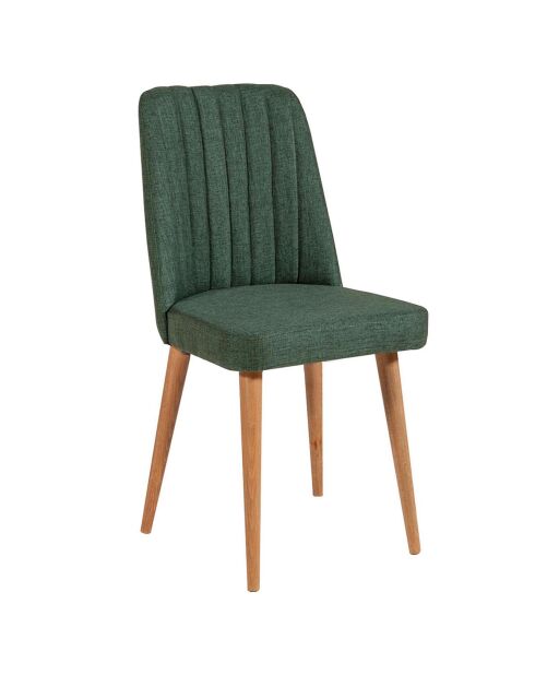 Ensemble Table + 4 Chaises Costa 1070 beige/vert