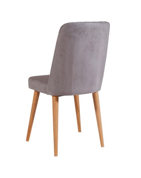 Ensemble Table + 4 Chaises Santiago 0701 beige/blanc/gris