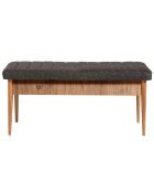Ensemble Table + 2 Chaises + 1 Banc Vina 1053 beige/anthracite