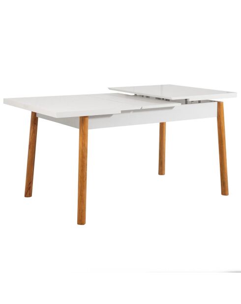 Ensemble table + 4 chaises santiago 1053 beige/blanc/anthracite