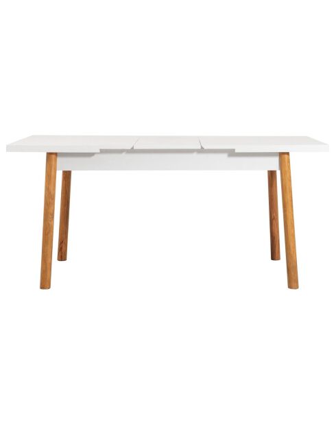 Ensemble table + 4 chaises santiago 1053 beige/blanc/anthracite