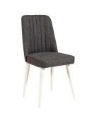 Ensemble Table + 4 Chaises Santiago 1053 blanc/anthracite