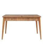 Ensemble Table + 2 Chaises + 1 Banc Vina beige/gris