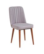 Ensemble Table + 2 Chaises + 1 Banc Vina beige/gris