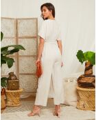 Combinaison 100% Lin Pauline beige
