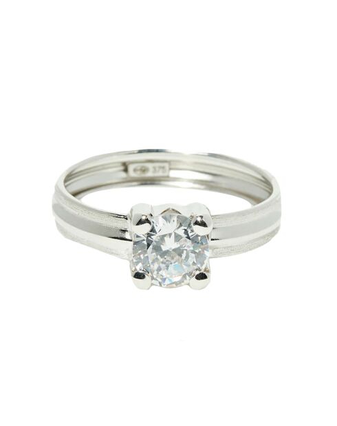 Brody Zirconia witgouden ring