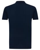 Polo Horyzon bleu/écru/rouge
