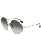 Lunettes de soleil Femme dorées