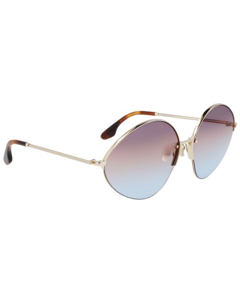 Lunettes de soleil Femme dorées