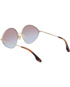 Lunettes de soleil Femme dorées